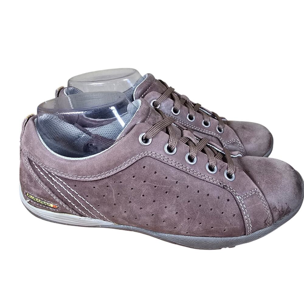 Mephisto Allrounder Lace Up Shoes Womens Size 7 Brown Leather Comfort Sneakers